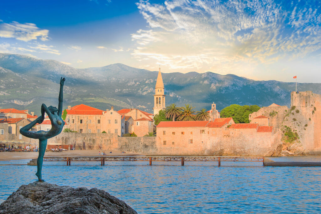 Budva med ballerina